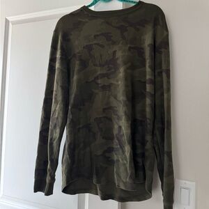 Men’s American Eagle Super Soft Waffle Camouflage Long Sleeve Shirt